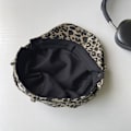 Miniatyrbillede 2 af 9: Leopard Print Kasket Leopard Baret Britisk Peaked Kasket