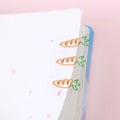 Miniatyrbillede 7 af 8: 10 stk/parti Papirclips Binder Clip Bogstøtte Clip
