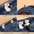 Miniatyrbilde 3 av 10: Jeansknapper No-Sying Metallknapp GULL PANDA PANDA gold panda-panda