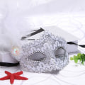 Miniatyrbild 1 av 10: 1st Princess Mask Maskerad Mask VIT VIT white