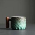 Miniatyrbillede 7 af 10: Keramisk Retro kaffekopfilter tekrus GRØN green