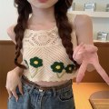 Miniatyrbillede 9 af 9: Strikket Vest Lille Vest ABRIKOS Apricot