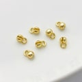 Miniatyrbild 5 av 10: 1/5 st Cord Crimp Beads Clam Shell Bead 5 STK GULD 5 STK GULD 5Pcs Gold
