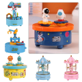 Miniatyrbilde 4 av 10: Karusell musikkboks Merry-Go-Round F F F