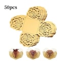 Miniatyrbillede 7 af 10: 50 stk Chokoladebakke Papir Chokolade Slikkopper SORT SORT Black