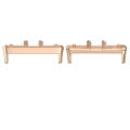 Pikkukuva 1 / 10: 2 kpl rannekeadapteri kellohihnan liitin ROSE GOLD A A Rose Gold A-A