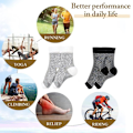 Miniatyrbillede 5 af 10: Neuropati Sokker Soothe Relief Compression Socks S/MBLACK SORT S/MBlack