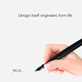 Miniatyrbillede 4 af 8: Sort Samurai Fyldepen Metal Fyldepen Smooth Ink Penne