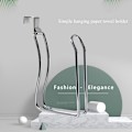 Miniatyrbillede 3 af 10: Toiletpapirholder Tissue Håndklæderulle Dispenser SORT black