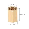 Pikkukuva 2 / 2: 4 kpl putkiliitosliitin Hex Nipple Coupler Nipple Connector
