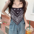 Miniatyrbild 5 av 10: Camisole Triangel Scarf SVART Black