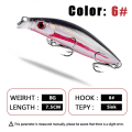 Miniatyrbilde 1 av 8: Synkende Fiskelokk Minnow Lure FARGE 6 FARGE 6 Color 6