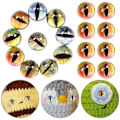 Miniatyrbild 7 av 10: 20st/10 par Eyes Crafts Eyes Puppet Crystal Eyes 16MM-FÄRG 16mm-color random