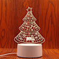 Miniatyrbillede 1 af 7: 3D Illusion Night Light LED Neon-skiltlampe 2 2 2