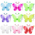 Miniatyrbild 4 av 6: Barn fjärils pannband Wings Princess kostym set 04 04 04