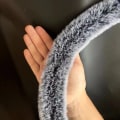 Pikkukuva 1 / 10: Tekoturkisnauhanauha Fluffy Trim TUMMANHARMAA dark gray