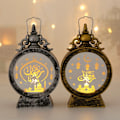 Miniatyrbillede 7 af 10: Ramadan Kareem Led Lantern Ramadan Candle Lantern SORT black