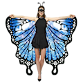 Miniatyrbild 6 av 7: Butterfly Cape Butterfly Wings Sjal 04 04 04