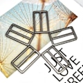 Miniatyrbild 2 av 4: Metall Slide Spänne Tri-Glide Buckle Spänne Webbing rem