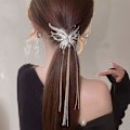 Pikkukuva 5 / 10: Butterfly Hair Fork Tassel Hair Stick GOLD gold