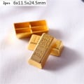 Miniatyrbillede 6 af 10: 2/10 stk 1:12 Dukkehusmønt Miniature guldbarrer 4 4 4