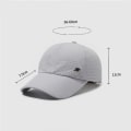 Miniatyrbillede 2 af 10: Baseballkasket Snapback Hat GRÅ gray