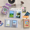 Miniatyrbillede 6 af 8: Kort opbevaringstaske Polaroid Album SORT Black