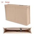 Miniatyrbillede 1 af 10: Filt-indsats taske Pung Liner BEIGE 1# 1# Beige 1#-1#
