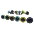 Miniatyrbillede 6 af 10: 10 stk/5 par Eyes Crafts Eyes Puppet Crystal Eyes 4,5MMBLÅ BLÅ 4.5mmBlue