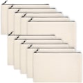 Miniatyrbillede 1 af 4: Blank DIY Craft Bag Canvas Penalhus Blanke makeuptasker