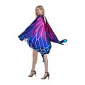 Miniatyrbilde 9 av 10: Butterfly Cape Butterfly Wings sjal 1 1 1