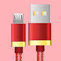 Miniatyrbild 1 av 9: Typ-C datakabel Android datakabel RÖD 1.5MANDROID ANDROID RED 1.5MAndroid-Android