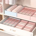 Pikkukuva 3 / 8: 3kpl/ set Säilytyslaatikko Organizer BEIGE beige