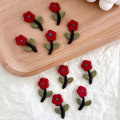 Miniatyrbillede 1 af 10: 10 stk/parti Broderimærkat med lille blomsterlapp 3 3 3
