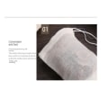 Miniatyrbillede 10 af 10: 50 Stk Krydderiposer Muslinposer Krydderiopbevaring White 50 Pcs-50 Pcs