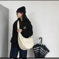 Miniatyrbilde 4 av 10: Crossbody Bag Skulderveske SVART black