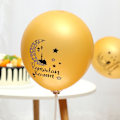 Miniatyrbillede 5 af 10: 10 stk Eid Mubarak Ramadan Balloner Latex Balloner SORT