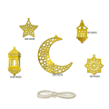 Miniatyrbillede 2 af 10: Måne Stjerne Lanterne Vedhæng Eid Vedhæng A A