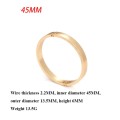 Miniatyrbilde 1 av 10: Belagt portspenne Fjær Rund Ring 45MM 45mm