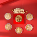 Miniatyrbillede 4 af 10: Erindringsmønt Dragon Guldmønter STYLE 5 MED BAG STYLE 5 Style 5 with Bag