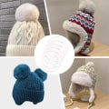 Miniatyrbilde 4 av 10: Avtakbare Pom Poms-knapper Luer Akrylknapper B-10STK B-10STK B-10pcs