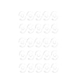 Miniatyrbilde 1 av 10: Avtakbare Pom Poms-knapper Luer Akrylknapper A-20STK A-20STK A-20pcs