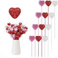 Miniatyrbilde 7 av 7: 5 STK Hjerteplukker Pinnekake Toppers ROSA 4X22CM PINK 4X22CM