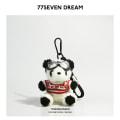 Miniatyrbillede 6 af 10: Panda Doll Nøgleringe Panda Pilot Pendant C C C