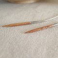 Miniatyrbilde 5 av 10: Bambus strikkepinner Heklenåler 5MM 5mm