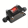 Miniatyrbilde 1 av 8: Inline Strømledningsbryter Marine Vippebryter 2 HODE 110V/220V 2 Head 110V/220V