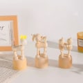 Miniatyrbillede 5 af 10: Dyrepynt i træ Dukkepynt C C C