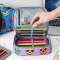 Miniatyrbillede 5 af 10: Pencil Bag Maleri Penholder 02 02 02