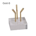 Miniatyrbillede 1 af 10: Krystalkuglebase Krystalkugleholder GOLD S Gold S