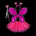 Pikkukuva 1 / 10: Lasten pukurekvisiitta Butterfly Wings setit ROSE 4PCS/ SET Rose 4Pcs/set-4Pcs/set